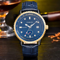 Rousseau | Forini Watches | Gold on Blue