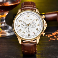 Krugman | Forini Watches | Gold on Brown