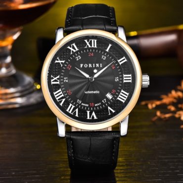Forini Watches | Bronte | Gold Black on Black