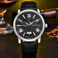 Forini Watches | Keynes | Black Silver on Black