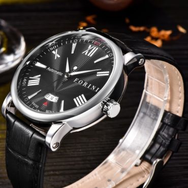 Forini Watches | Keynes | Black Silver on Black