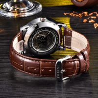 Forini Watches | Keynes | Black Silver on Brown