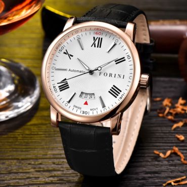 Forini Watches | Keynes | Rose Gold on Black