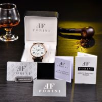 Forini Watches | Keynes | Rose Gold on Black