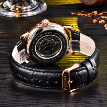 Forini Watches | Tagore | Rose Gold White on Black