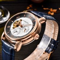 Forini Watches | Ashoka | Rose Gold on Blue