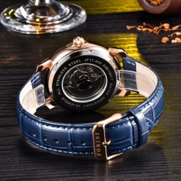 Forini Watches | Ashoka | Rose Gold on Blue