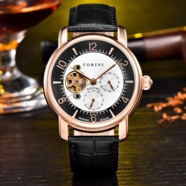 Forini Watches | Ashoka | Rose Gold on Black