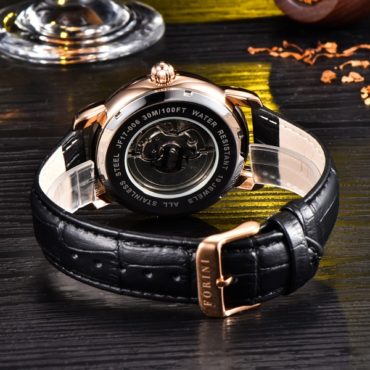 Forini Watches | Ashoka | Rose Gold on Black