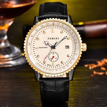 Forini Watches | Rousseau | Gold White on Black