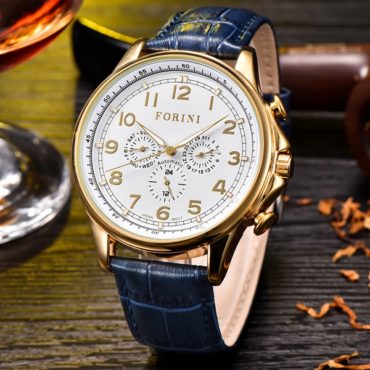 Forini Watches | Krugman | Gold on Blue