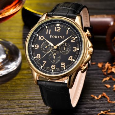 Forini Watches | Krugman | Gold Black on Black