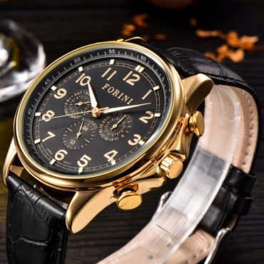 Forini Watches | Krugman | Gold Black on Black