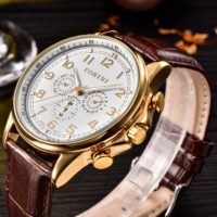 Forini Watches | Krugman | Gold on Brown