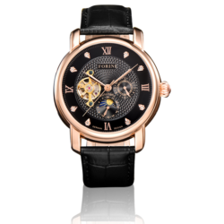 Tagore Rose Gold on Black