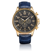 Krugman Gold Black on Blue